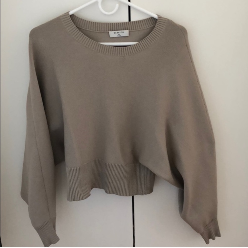 Aritzia Babaton Taupe Sweater